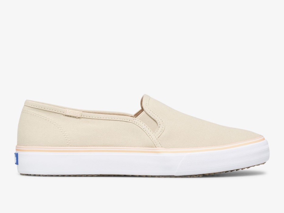 keds_dubbeldekker_canvas_dames_wasbaar_beige.jpg Keds Dubbeldekker Canvas Dames Wasbaar Beige - Afbeelding 1