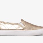 Keds Dubbeldekker Dames Gewatteerd Metallic Goud