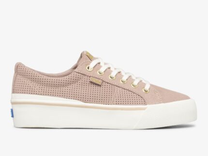 Keds Jump Kick Duo Voor Dames Perf Suede Mauve