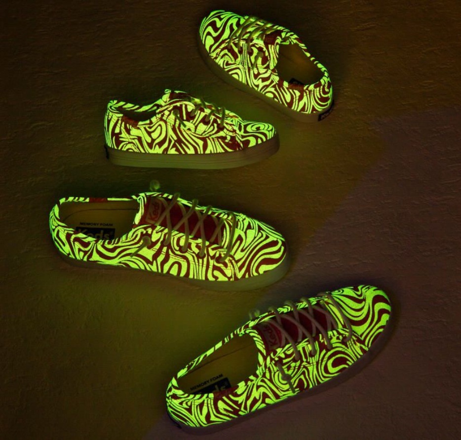 Keds Kickstart Voor Kleine Kinderen Glow In The Dark Jr Roze - Afbeelding 7