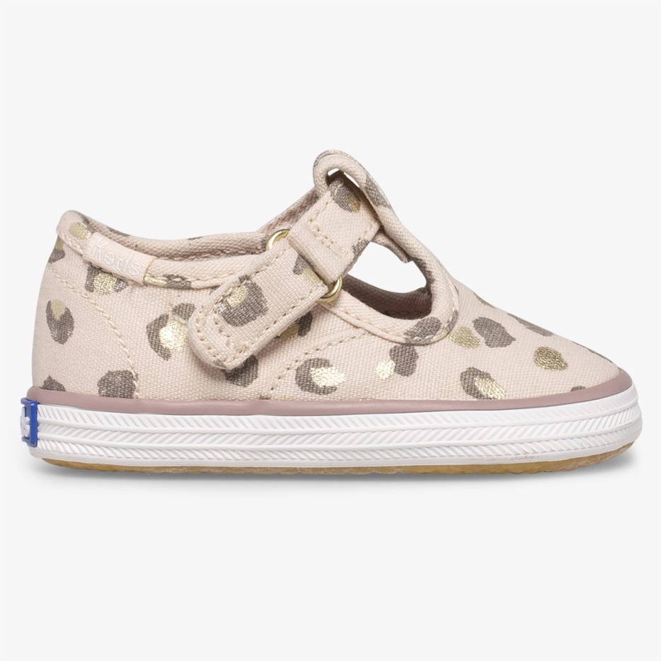 keds_little_kids_champion_kanten_neus_tstrap_luipaard.jpg Keds Little Kid's Champion Kanten Neus Tstrap Luipaard - Afbeelding 1