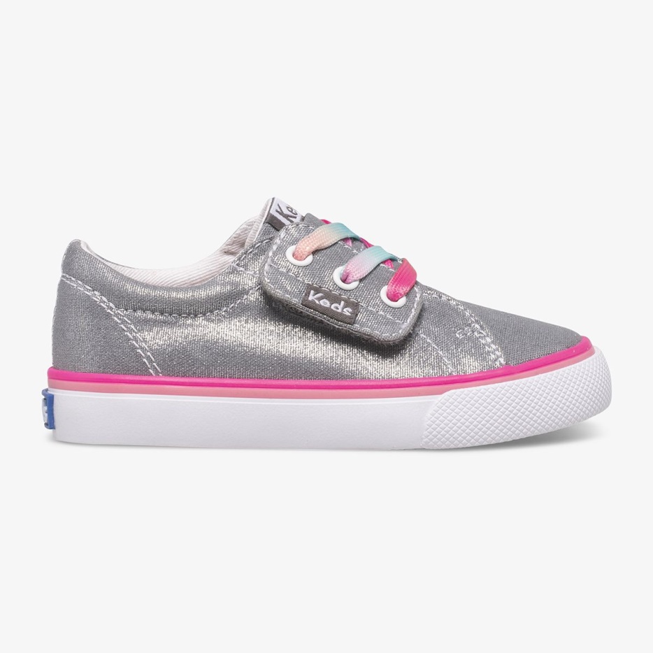 keds_little_kids_jump_kick_jr_grijs_multi.jpg Keds Little Kid's Jump Kick Jr Grijs Multi - Afbeelding 1