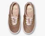 Keds Little Kid's X Kate Spade New York Champion Glitter Sneaker Rose Goud - Afbeelding 3
