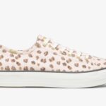 Keds Triple Kick Luipaard Canvas Dames Roze Multi