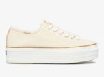 Keds Triple Up Canvas Crème Voor Dames