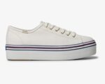 Keds Triple Up Varsity Dames Wit Blauw