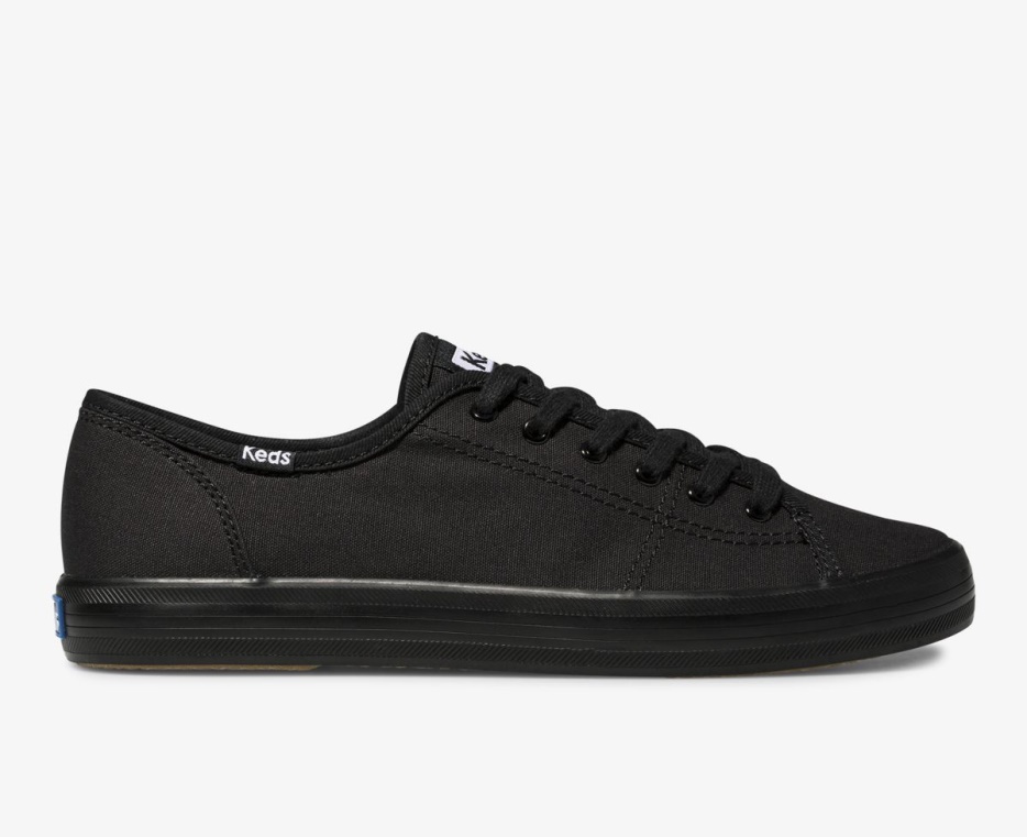 kickstart_keds_dames_zwart.jpg Kickstart Keds Dames Zwart - Afbeelding 1