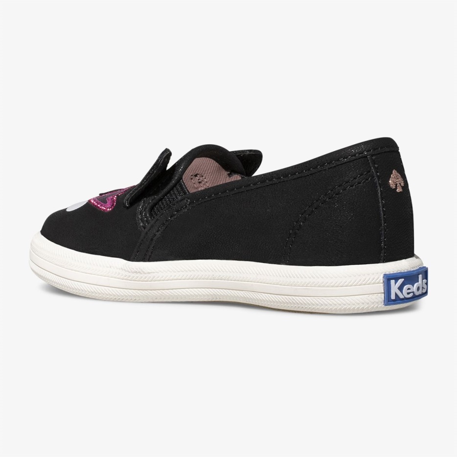 Little Kid's X Kate Spade New York Dubbeldekker Francois Black Keds - Afbeelding 5