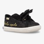 Little Kid's X Kate Spade New York Kickstart Glitter Ledikant Keds Zwart - Afbeelding 2