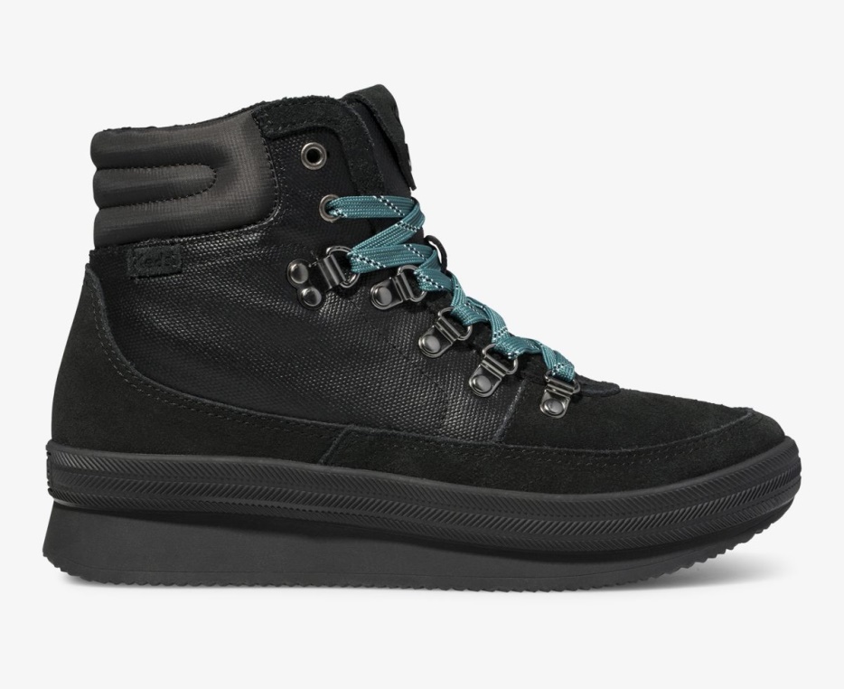 midland_waterafstotende_dameslaars_zwart_keds.jpg Midland Waterafstotende Dameslaars Zwart Keds - Afbeelding 1