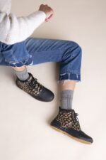 Scoutboot Voor Dames Ii Waterafstotende Canvas Regenlaars Luipaard Keds - Afbeelding 4