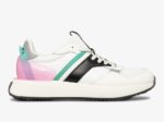Tiasa Keds Dames Wit Zwart Roze