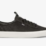 Wasbare Kickback Voor Dames. Biologische Katoenen Keds Zwart
