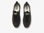 Wasbare Kickback Voor Dames. Biologische Katoenen Keds Zwart - Afbeelding 5